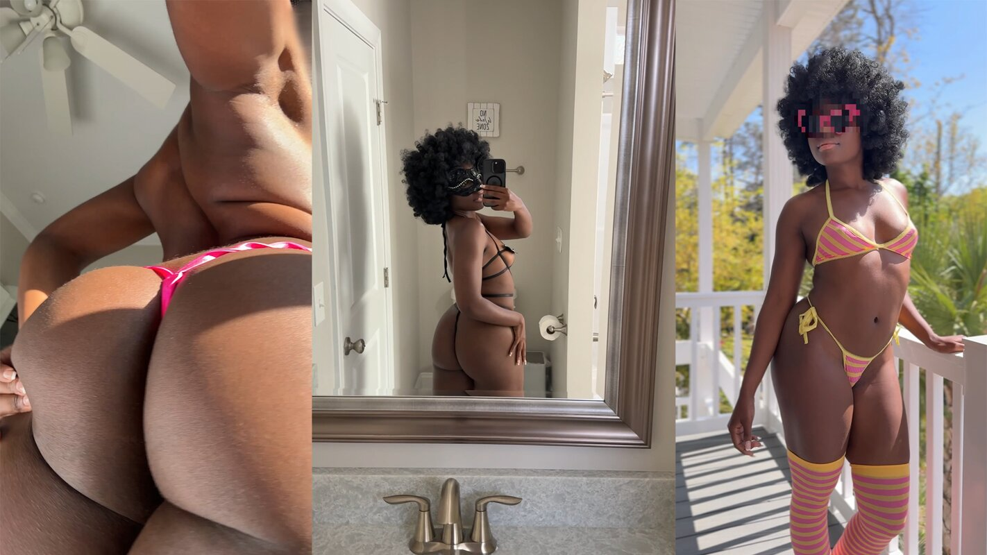 Exclusive photo of beautiful Amateur by Ebony Butts (@ebonybutts) and real Afro, Bubble Butt and Big Ass