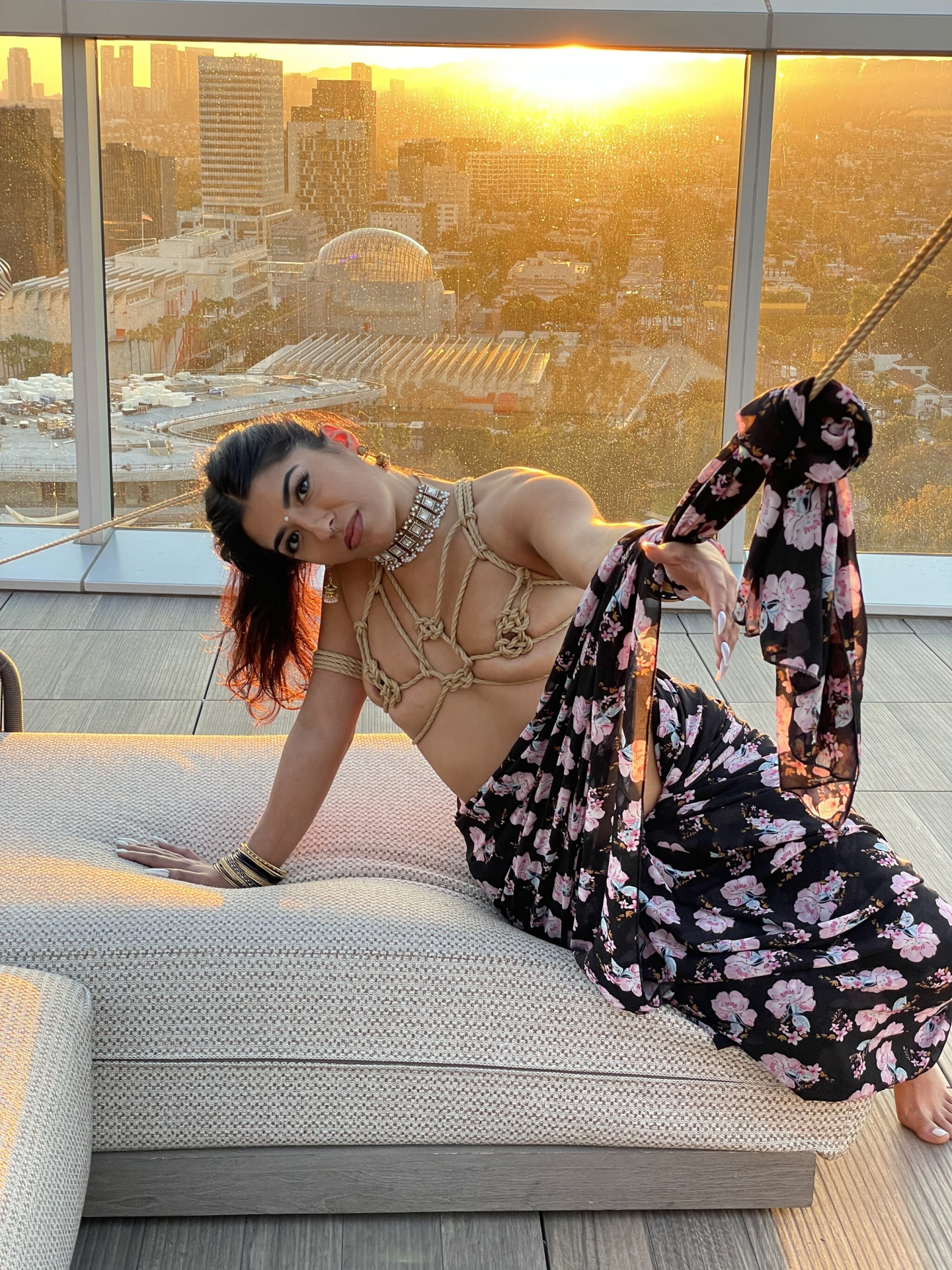 Exclusive photo of beautiful BDSM by Jasmine Sherni (@jasminesherni) and real Bondage and Jasmine Sherni