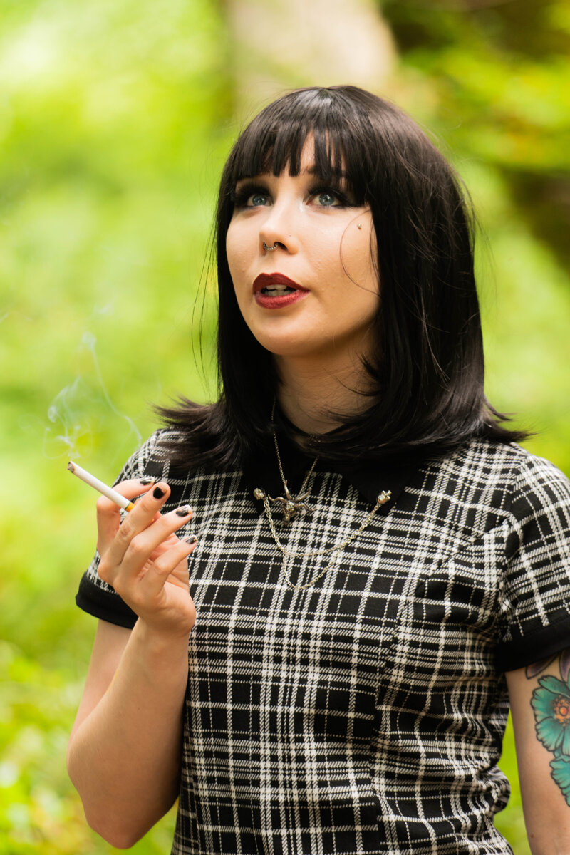 Exclusive photo of beautiful Alt by Kinky Fay (@kinkyfay) and real Alternative and Brunette