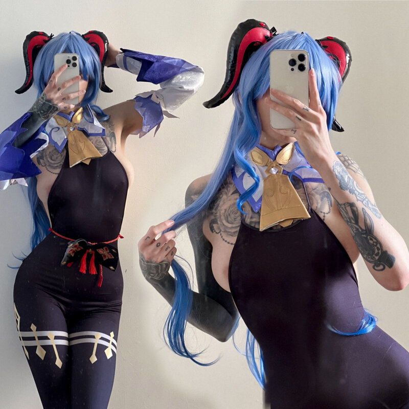 Exclusive photo of beautiful Cosplay by luna 🌱 (@lunara_fawn) and real Curvy and OnlyFans
