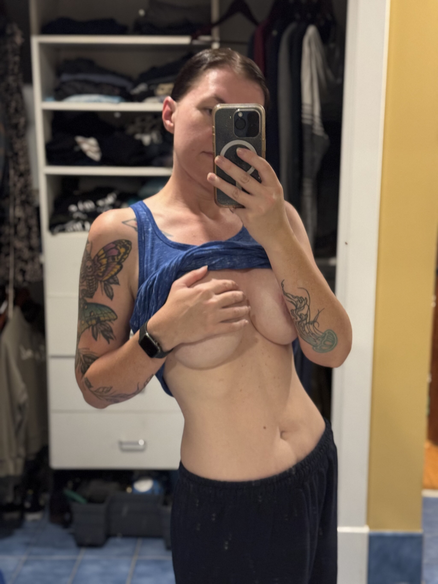 Exclusive photo of beautiful Amateur by Madison Dawn (@madison.dawn) and real Boobs, Erect Nipples and Brunette