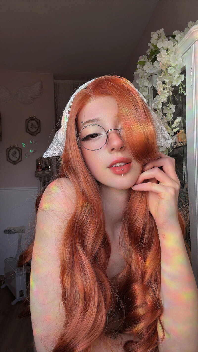 Exclusive photo of beautiful Amateur by Mitsarin 💜 (@mitsarin) and real Ahegao, Babe and Boobs