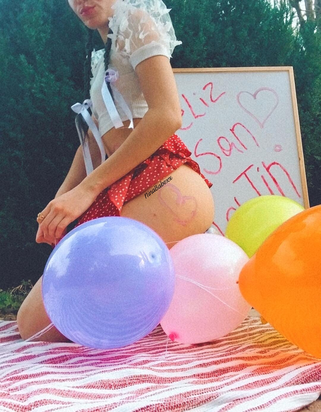 Exclusive photo of beautiful Ass by Nina 🎀 (@ninababexx) and real Amateur and Big Ass