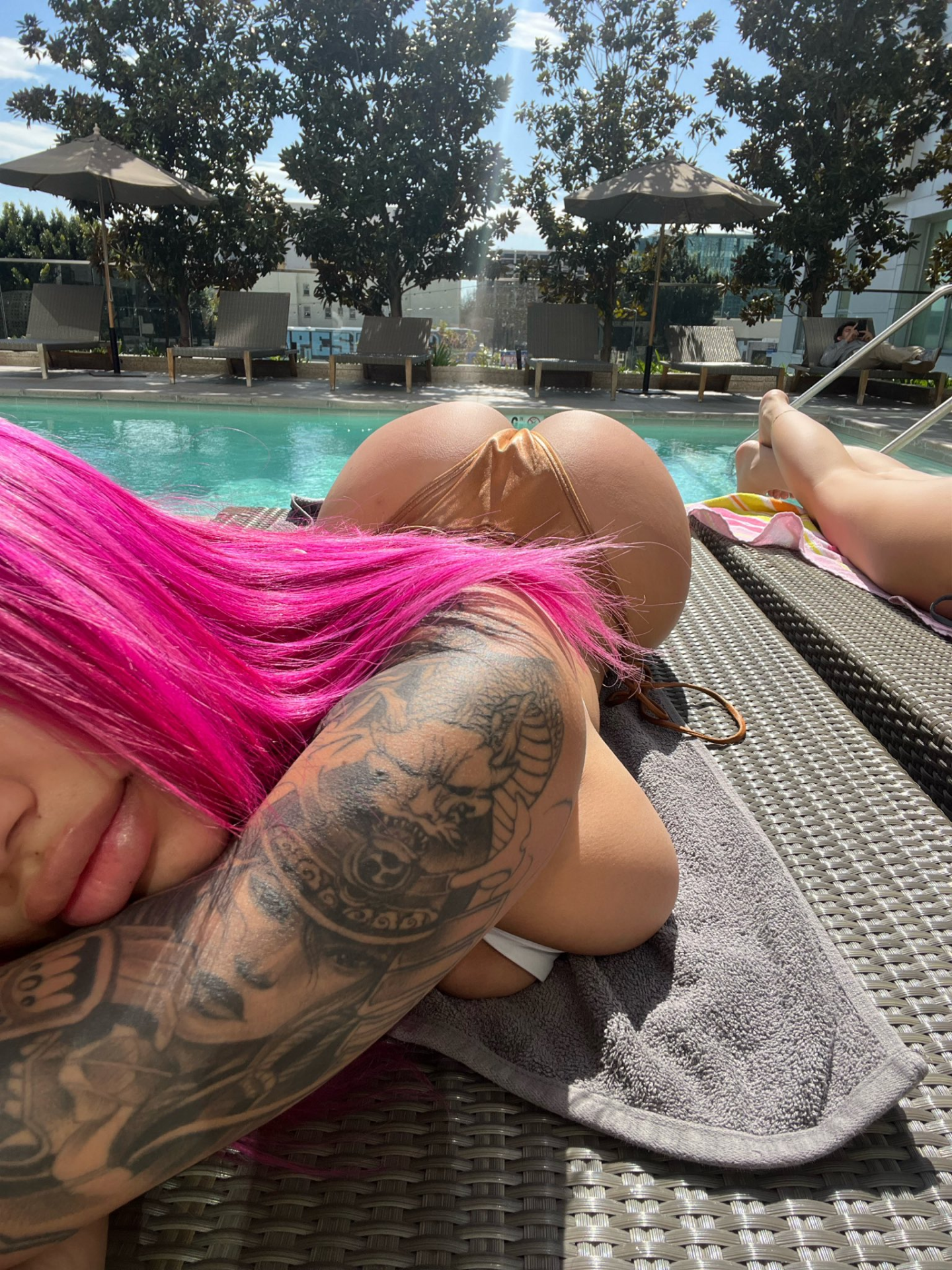 Exclusive photo of beautiful Big Tits by OnlyFans Leaks (@of-leaks) and real Long Hair and Wet