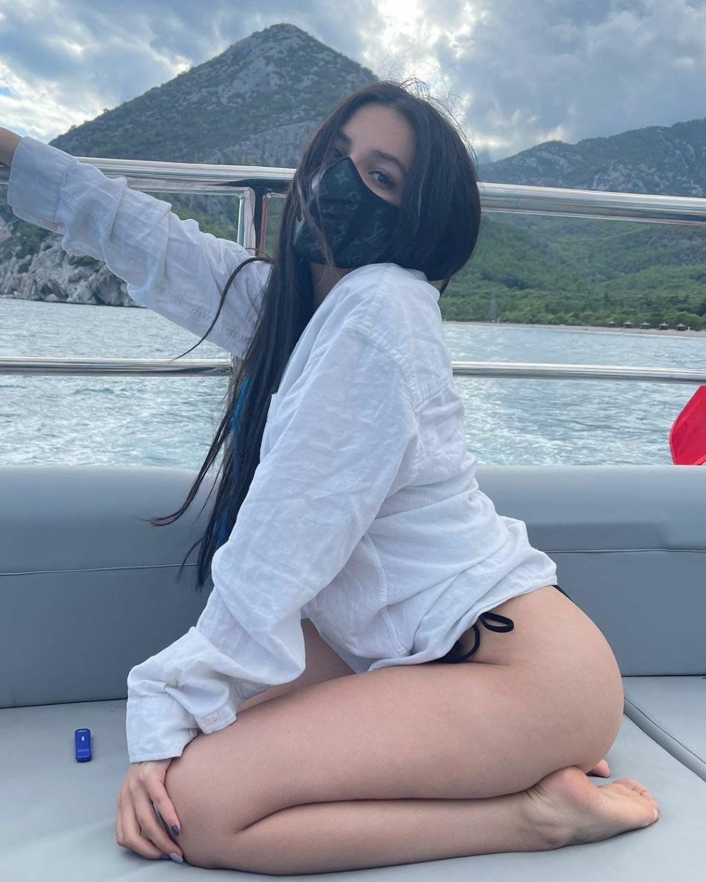 Exclusive photo of beautiful Brunette by Only Girls (@only-girls) and real Boat and Female