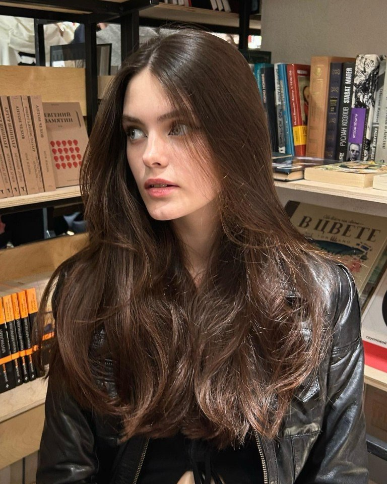 Exclusive photo of beautiful Brunette by Only Girls (@only-girls) and real Female and Long Hair