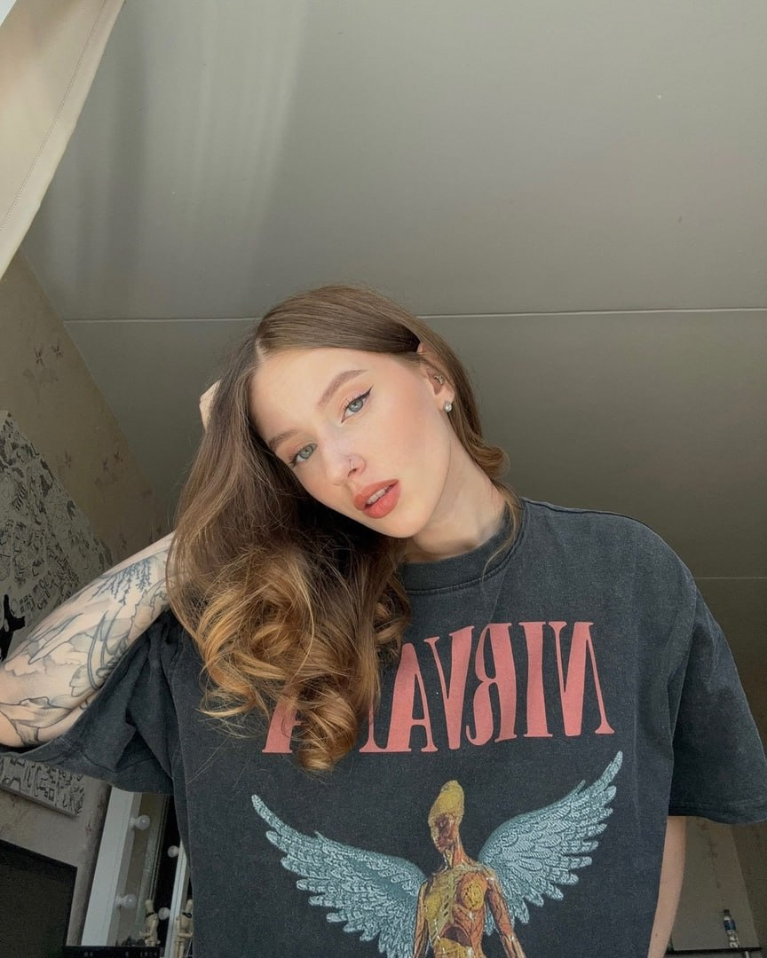 Exclusive photo of beautiful Angel by Only Girls (@only-girls) and real Brunette, Long Hair and Female