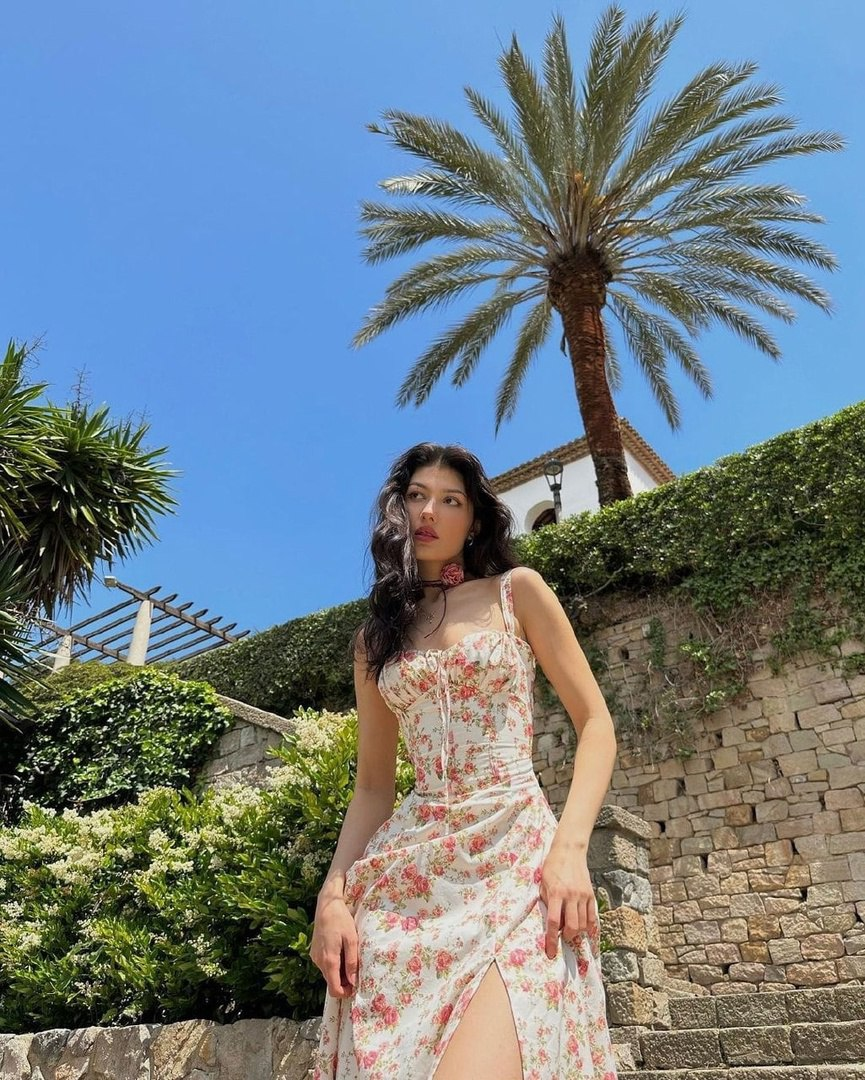 Exclusive photo of beautiful Brunette by Only Girls (@only-girls) and real Dress and Long Hair