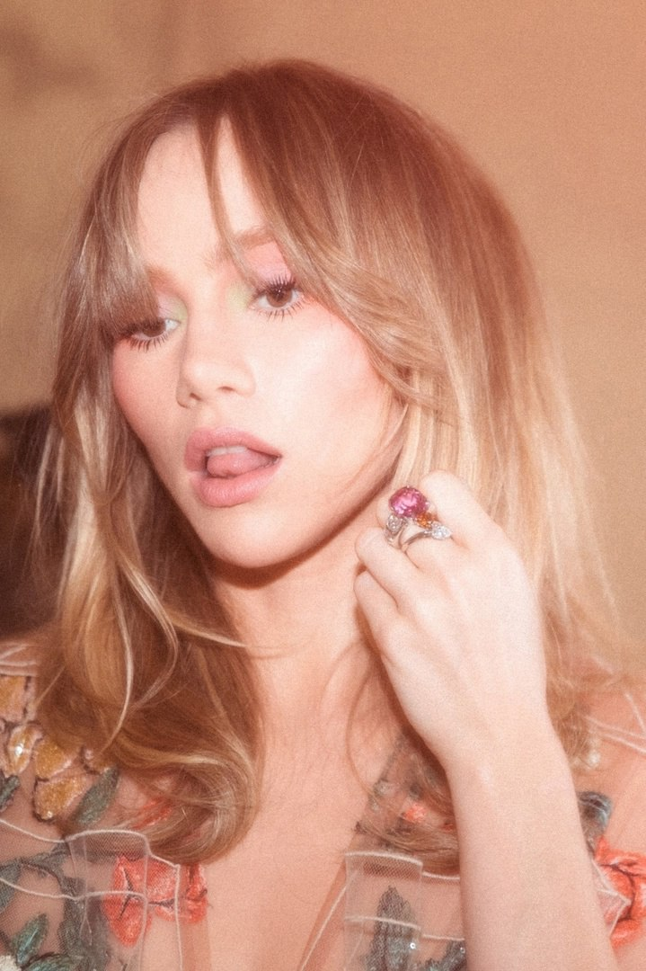 Exclusive photo of beautiful Blonde by Only Girls (@only-girls) and real Beautiful and Bangs