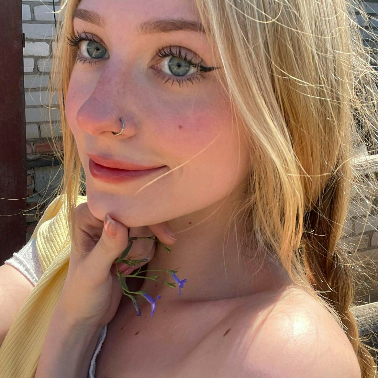 Exclusive photo of beautiful Blonde by Only Girls (@only-girls) and real Long Hair and Makeup