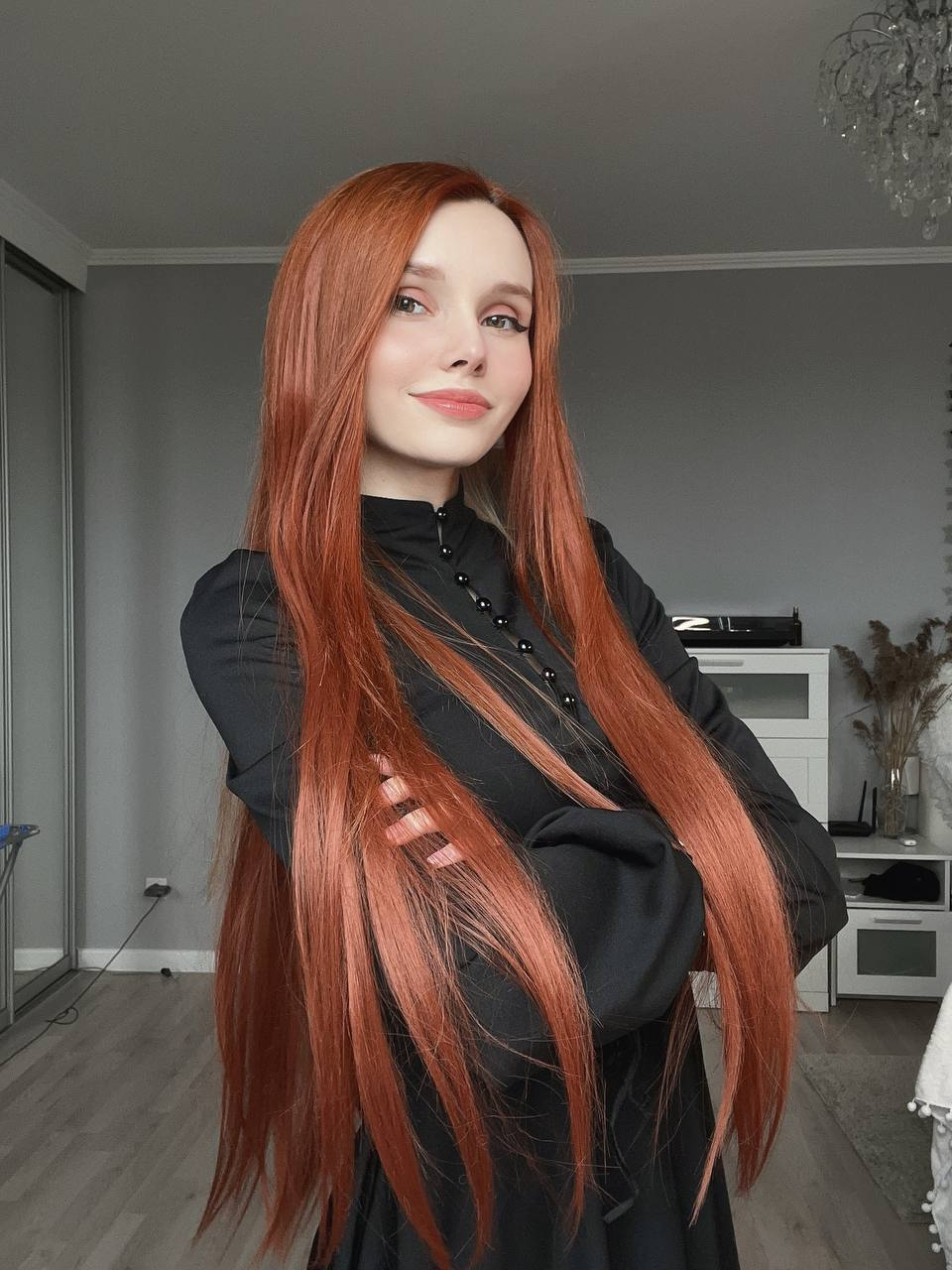 Exclusive photo of beautiful Dress by Only Girls (@only-girls) and real Female and Long Hair