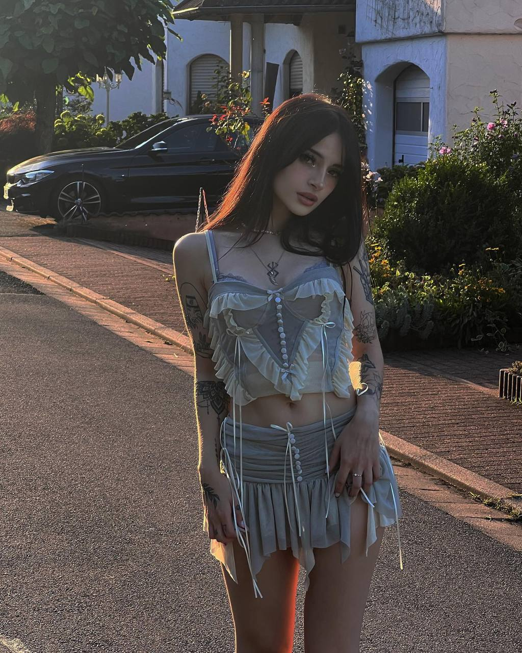 Exclusive photo of beautiful Alt by Only Girls (@only-girls) and real Brunette and Babe
