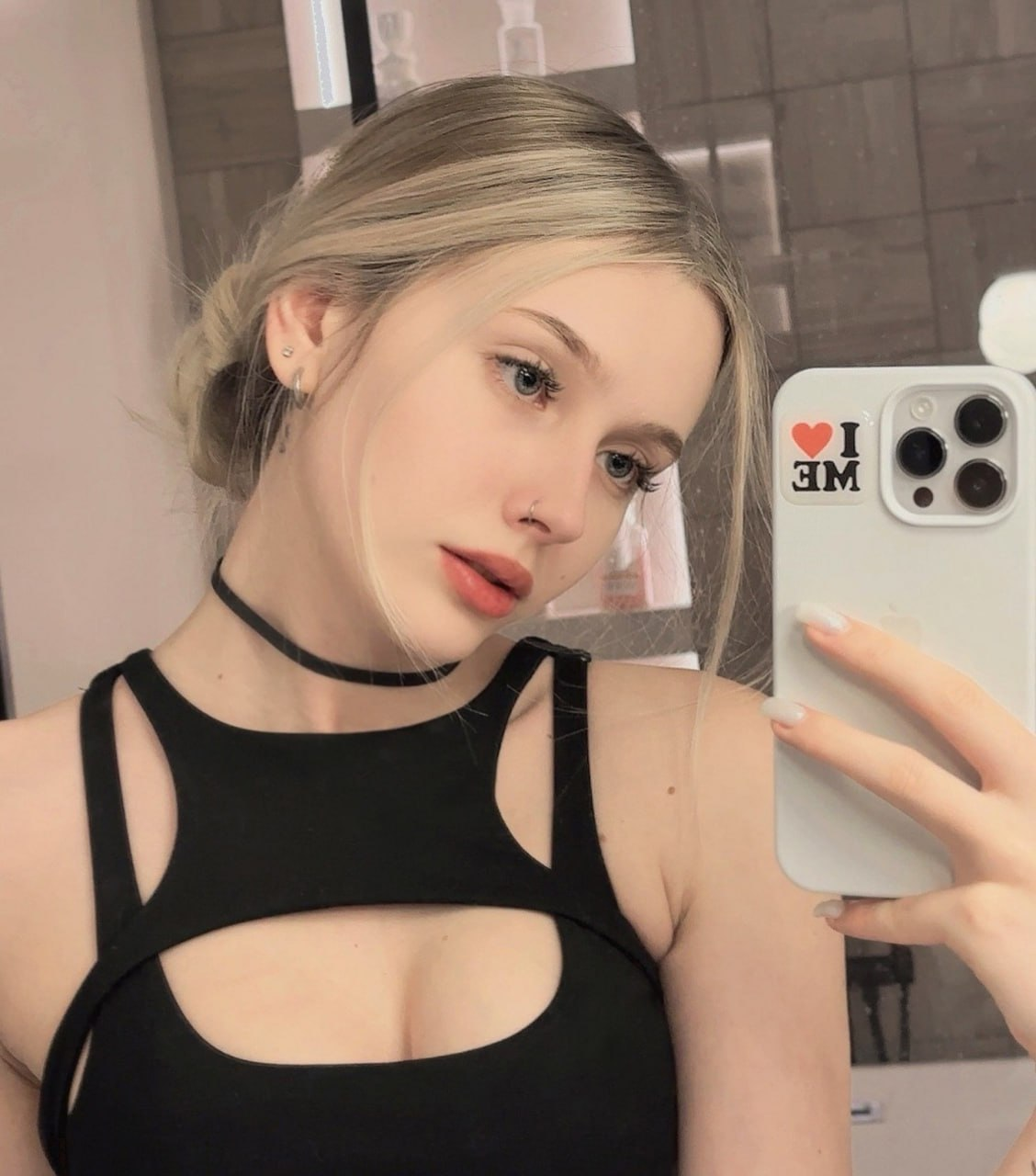 Exclusive photo of beautiful Blonde by Only Girls (@only-girls) and real Babe, Cute and Bra