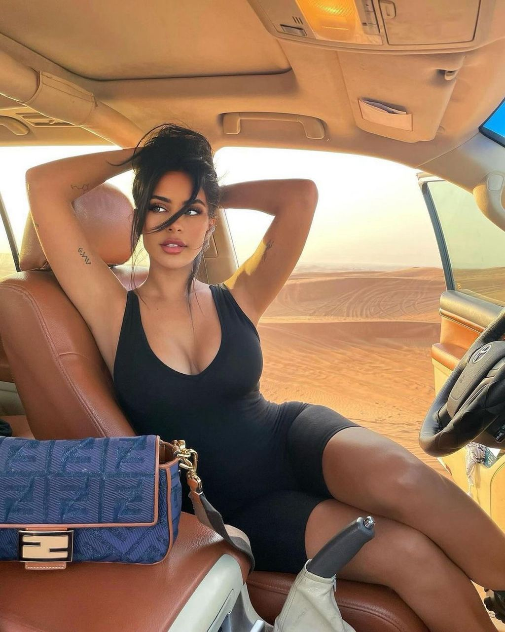 Exclusive photo of beautiful Babe by Only Girls (@only-girls) and real Bodysuit, Car and Beautiful