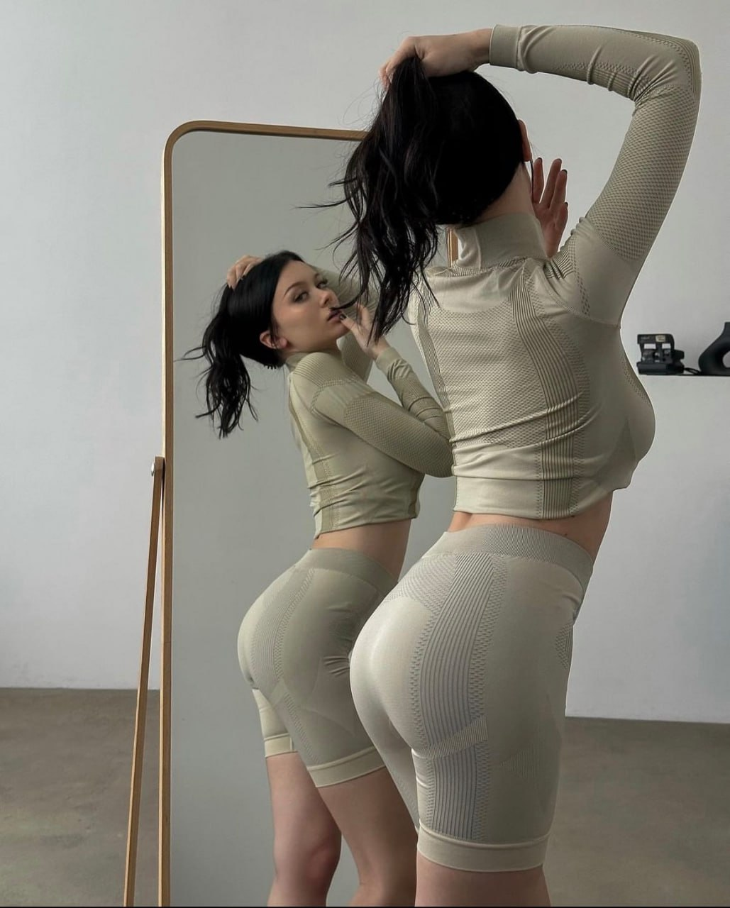 Exclusive photo of beautiful Athletic by Only Girls (@only-girls) and real Brunette and Long Hair