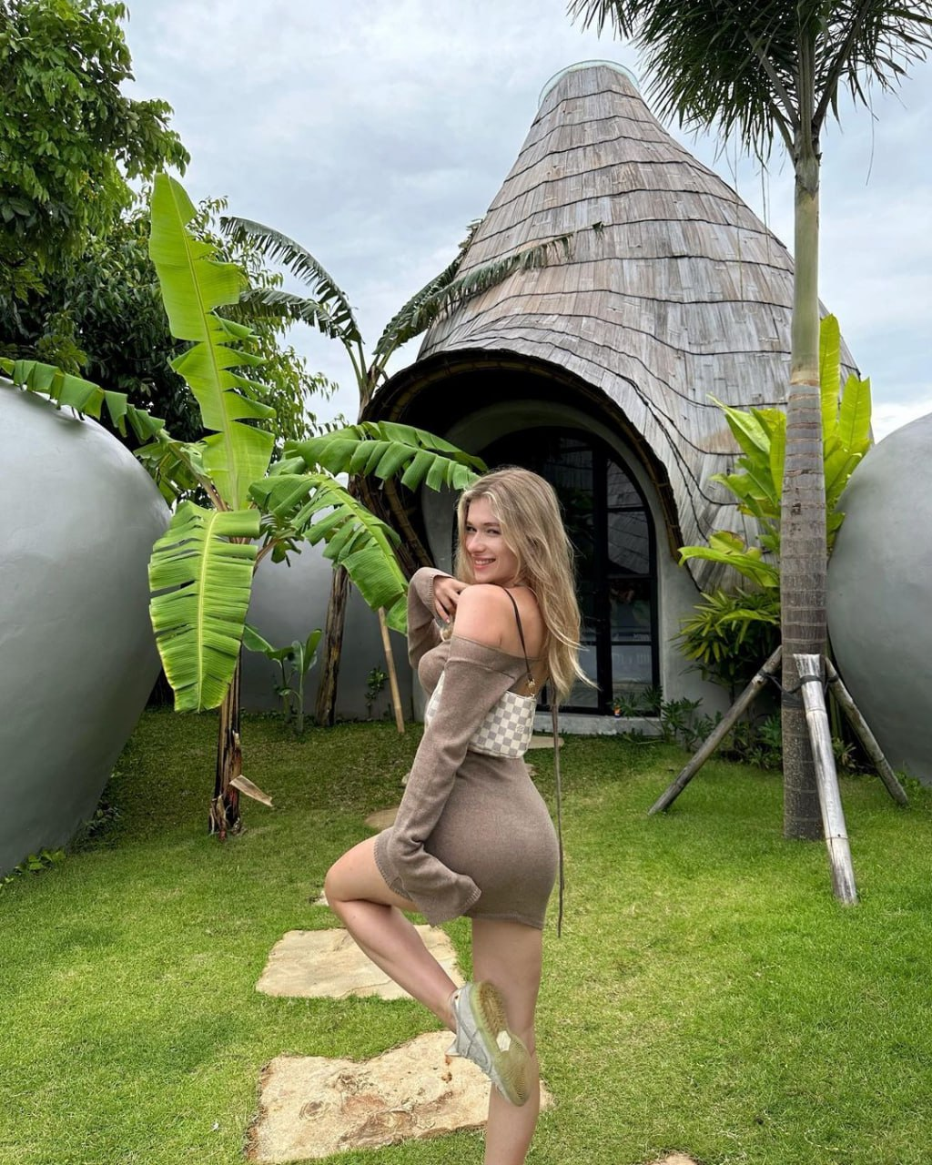 Exclusive photo of beautiful Blonde by Only Girls (@only-girls) and real Dress and Long Hair