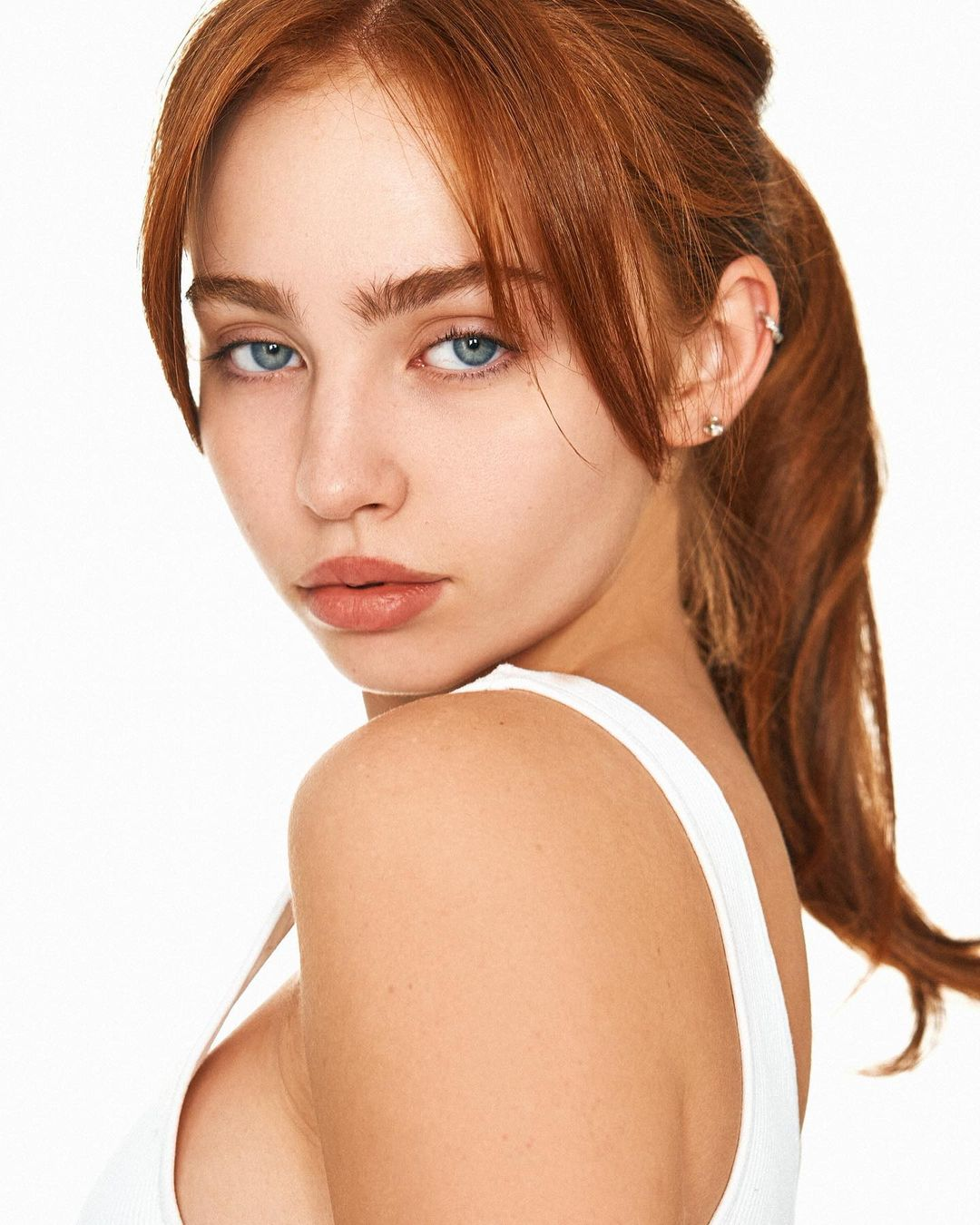Exclusive photo of beautiful Blue Eyes by Only Girls (@only-girls) and real Bangs and Female