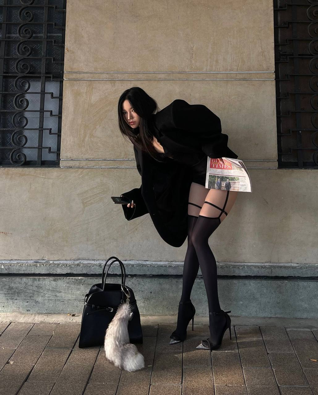 Exclusive photo of beautiful Garter Belt by Only Girls (@only-girls) and real High Heels and Heels