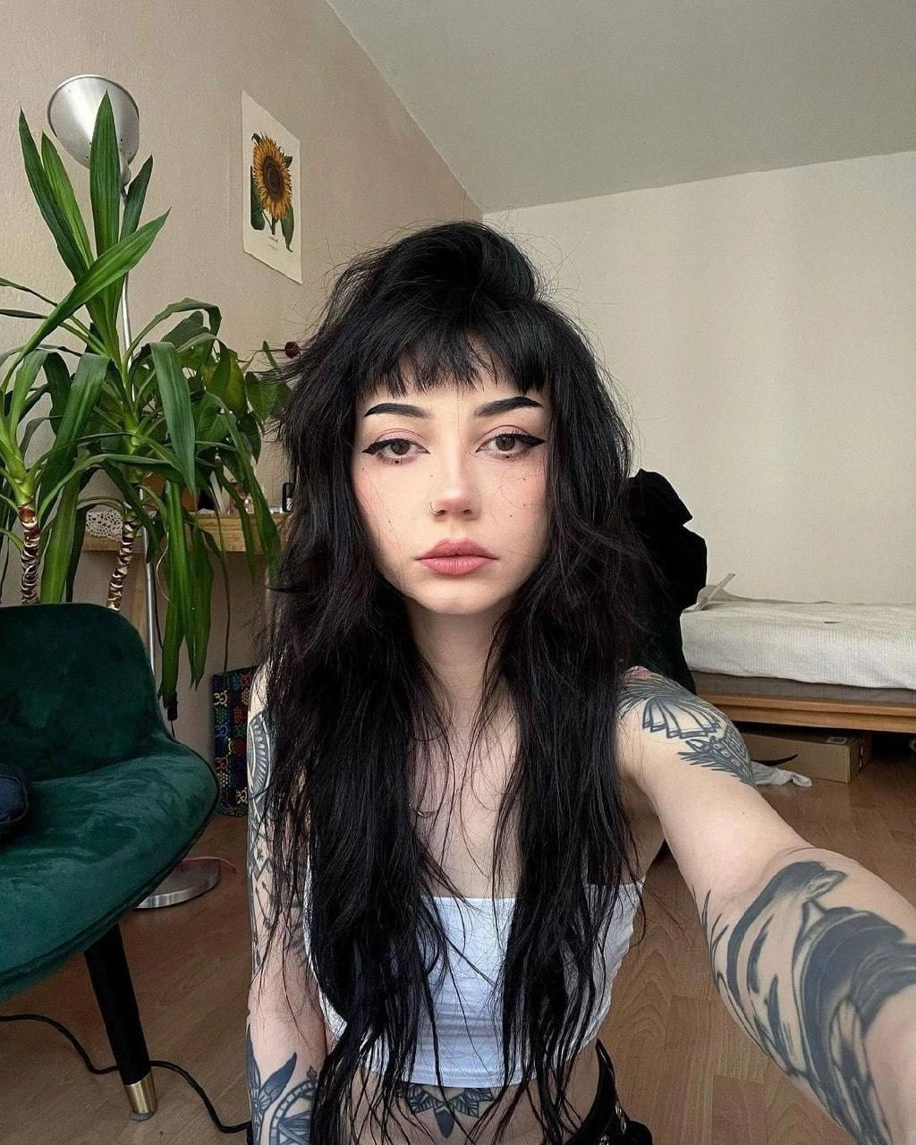 Exclusive photo of beautiful Babe by Only Girls (@only-girls) and real Braless, Long Hair and Cute