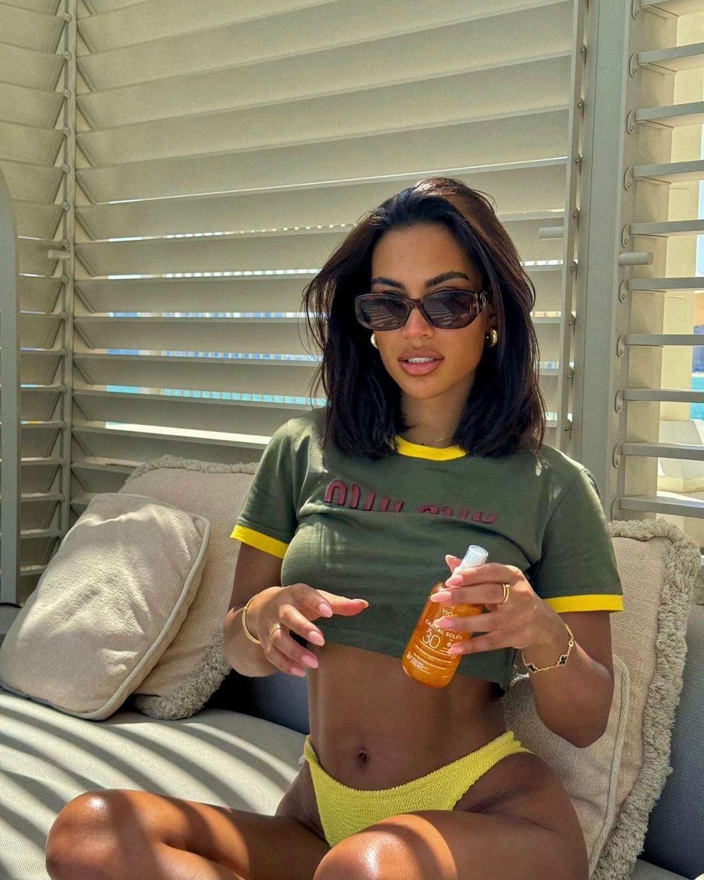 Exclusive photo of beautiful Bikini by Only Girls (@only-girls) and real Beautiful and Couch Sex