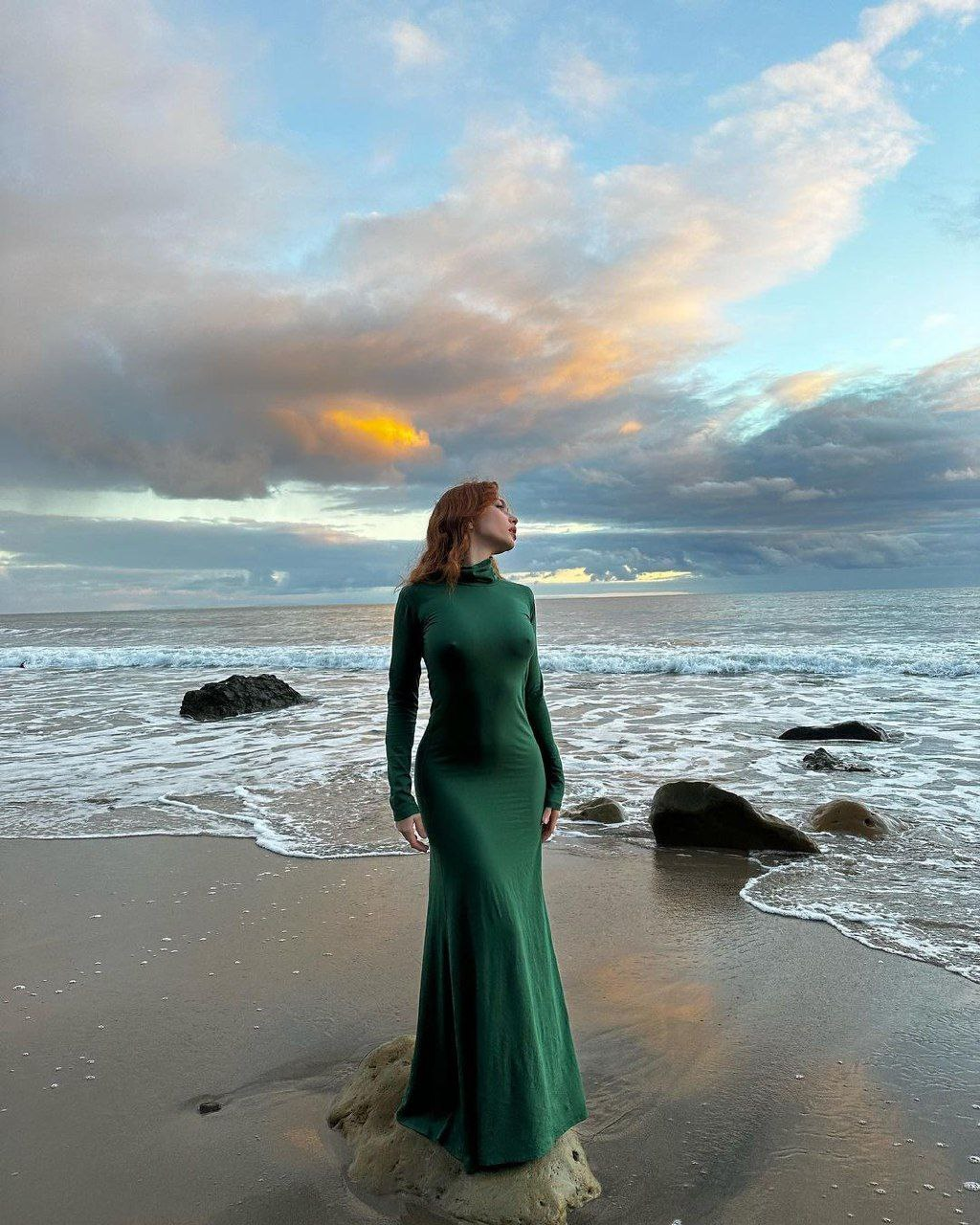 Exclusive photo of beautiful Beach by Only Girls (@only-girls) and real Beautiful, Ghost Nipples and Dress