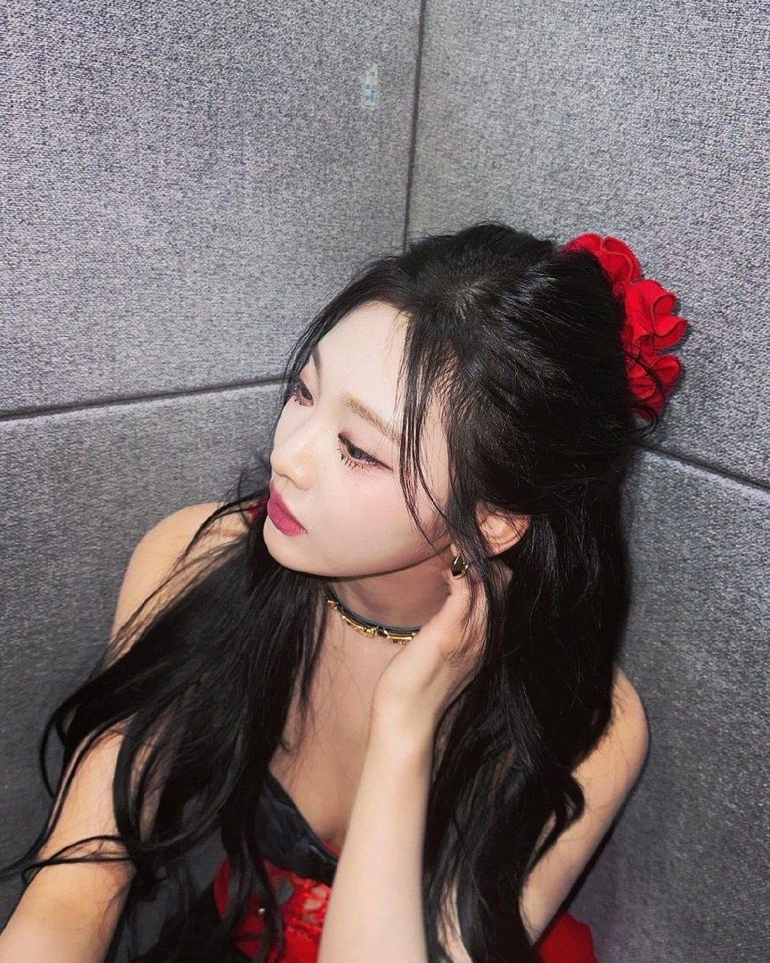 Exclusive photo of beautiful Brunette by Only Girls (@only-girls) and real Choker and Dress