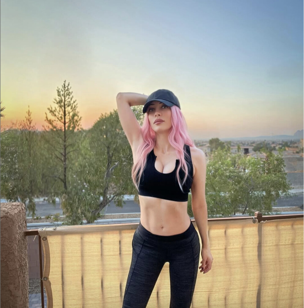 Exclusive photo of beautiful Abs by Pink Princess LA (@pinkprincessla) and real Athletic, Beautiful and belly
